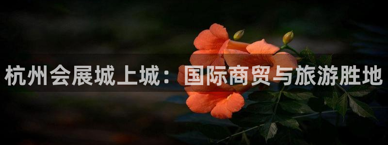 果博公司客服微信公众号：杭州会展城上城：国际商贸与旅游胜地