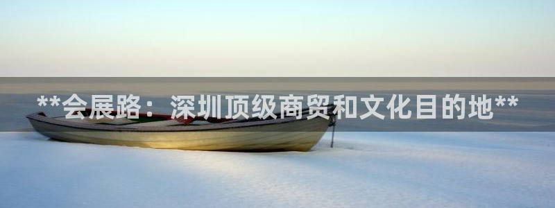 果博怎么注册账号：**会展路：深圳顶级商贸和文化目的地**