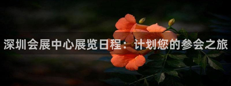 果博平台真实吗安全吗可信吗可靠吗：深圳会展中心展览日程：计划您的参会之旅