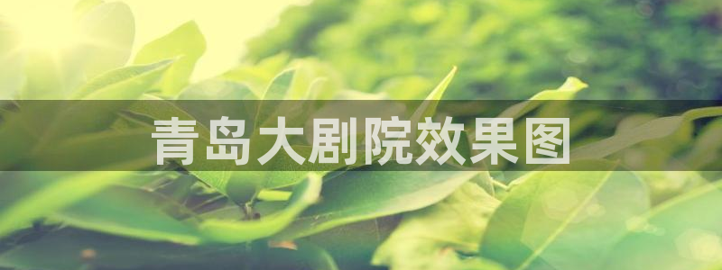果博注册客服电话号码是多少：青岛大剧院效果图